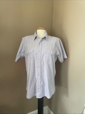 Men's Short Sleeve Ruddock shirt Vintage  neck 16 Classic fit
